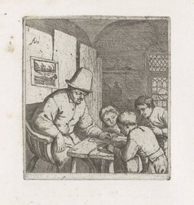 Trois élèves chez un maître d