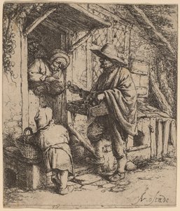 Vendeur de lunettes - Adriaen van Ostade