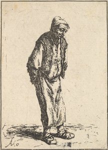 Paysan avec les Mains Derrière le Dos, 1610-85 - Adriaen van Ostade