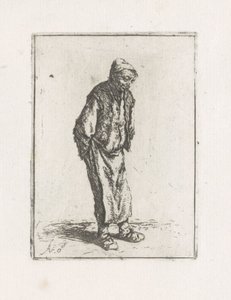 Homme debout avec les mains dans le dos - Adriaen van Ostade