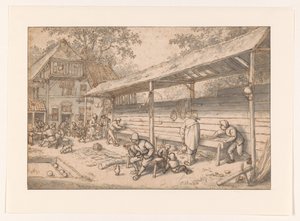 Jeux de taverne - Adriaen van Ostade