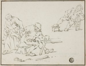 Scène de taverne