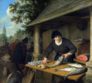 La Poissonnière - Adriaen Jansz. van Ostade