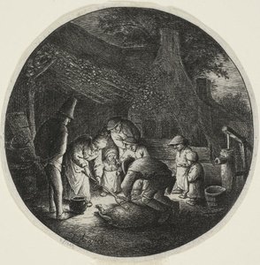 Les tueurs de cochons - Adriaen van Ostade