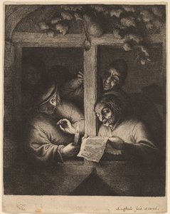 Les chanteurs - Adriaen van Ostade