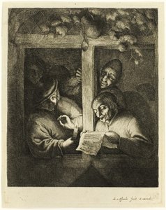 Les chanteurs - Adriaen van Ostade