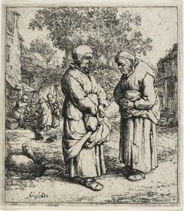 Les deux commères - Adriaen van Ostade