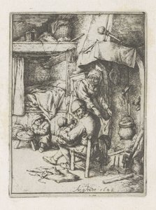 Père nourrissant un enfant