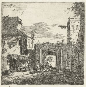 Auberge à la porte de la ville, 1653
