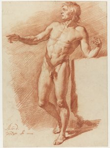 Homme nu debout