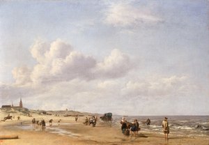 La plage de Scheveningen, 1658