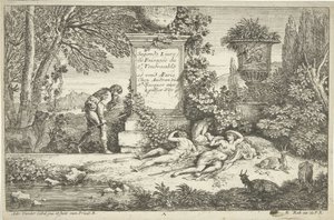Bergères endormies - Adriaen van der Kabel