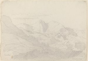 Les collines sabines et Rocca Santo Stefano vues de Civitella