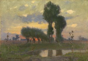 Soirée sur la plaine - Adrian Scott Stokes