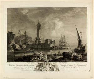 Port près de Naples - Adrian Zingg
