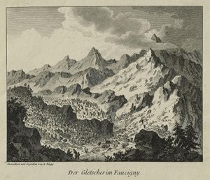 The glaciers in Faucigny - Adrian Zingg