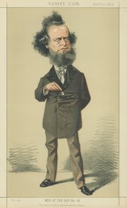 M. William Hepworth Dixon (lithographie couleur) - Adriano Cecioni