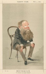 Le Romancier qui a Inventé la Sensation, Wilkie Collins (série Vanity Fair) - Adriano Cecioni