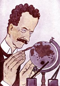 Caricature de Philippe Berthelot (1866-1934) homme politique et diplomate français - dessin d