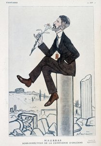 Charles Maurras, homme politique et écrivain français (1868-1952), directeur adjoint de la campagne d