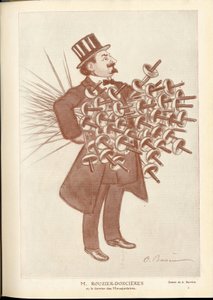 Fantasio, ca. 1912 - Illustration de A Barrere (1874-1931): Escrime - Rouzier Dorcieres