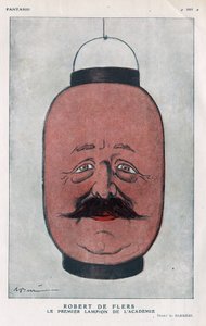 Robert Pellevé de La Motte-Ango, Marquis de Flers, dramaturge français (1872-1927). (La première lanterne de l