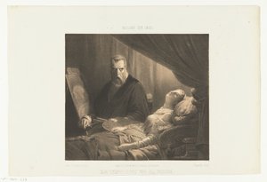 Tintoretto au chevet de sa fille - Adrien Canelle