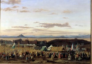 La prise de Sétif en Algérie par les troupes du duc d