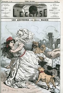 La République poursuivie par des chiens royalistes ou bonapartistes. Couverture de « L