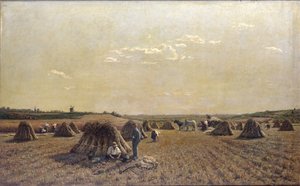 Scène de moisson, 1879 - Adrien Louis Demont