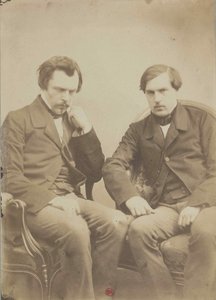 Les frères Goncourt, vers 1855