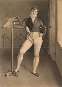 Portrait du violoniste Jean Vidal (1789-1867)