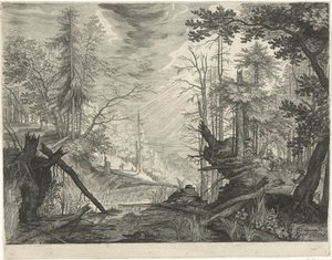 Trois chasseurs près d
