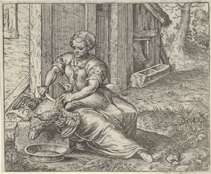 Fable de la femme et de la poule