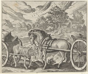 Fable du cheval mécontent et de l