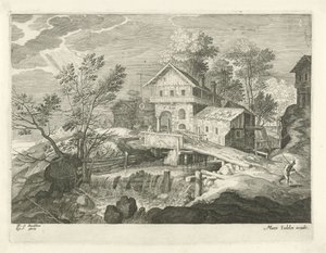 Auberge et quelques maisons près d