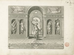 Janus et les quatre saisons (Les douze mois) - Egidius  Sadeler (II)
