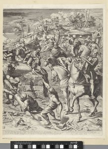 Crucifixion de Jésus (partie droite) - Egidius  Sadeler (II)