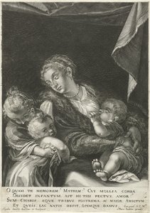 Amour / Caritas - Egidius  Sadeler (II)
