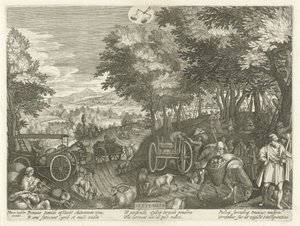 Septembre (Les douze mois) - Egidius  Sadeler (II)