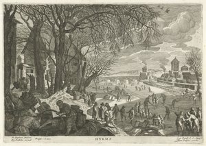 Hiver (Les quatre saisons) - Egidius  Sadeler (II)