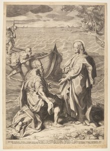 Appel des disciples Pierre et André - Aegidius Sadeler II