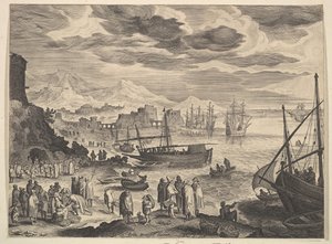 Scène de port - Aegidius Sadeler II