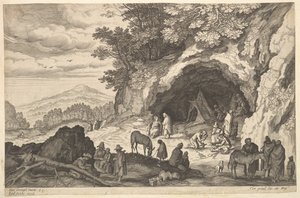 Paysage avec camp de gitans, n.d.