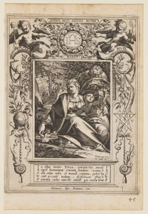 Repos lors de la fuite en Égypte - Aegidius Sadeler II