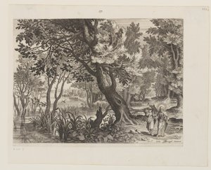 Riverscape avec La tentation du Christ