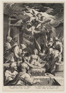 La Nativité - Aegidius Sadeler II