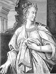 Aelia Petina épouse de Claude - Aegidius Sadeler or Saedeler