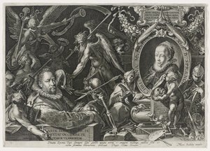 Bartholomaeus Spranger et sa femme, Christina Muller, 1600
