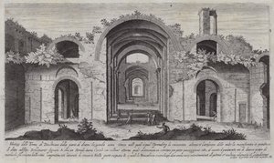 Thermes de Dioclétien, Rome - Aegidius Sadeler or Saedeler